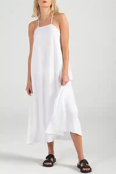 ONeill Vestido Largo Morette Solid Blanco Talla M