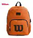 Wilson Morral Capital Tipo Universitario Unisex Anaranjado