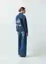 Chaqueta Suri Mujer Azul Indigo Medio Talla M 422G301 Naf Naf