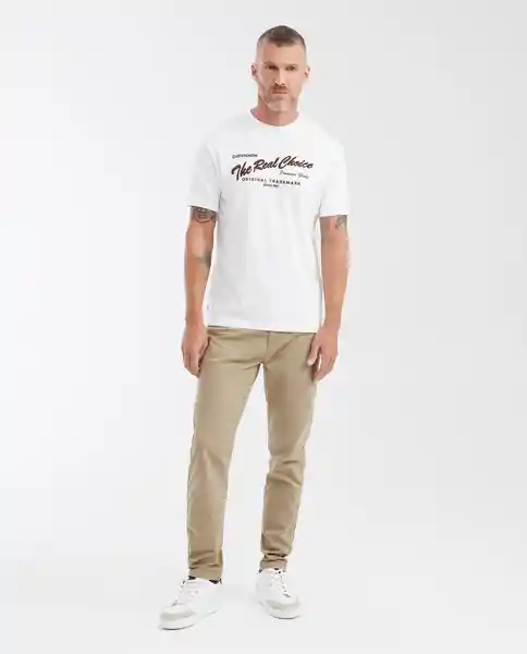 Camiseta Original Crudo Pristino Claro T S Chevignon