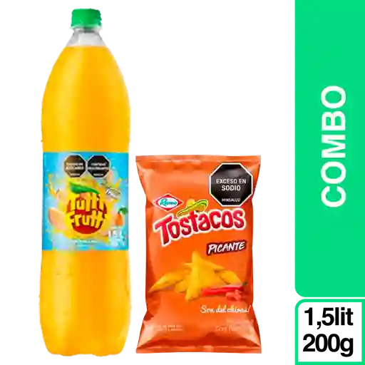 Combo Tutti Frutti Refresco Naranja + Tostacos Picante