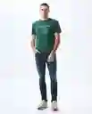 Camiseta Hombre Verde Talla M 841G023_VER195511 Americanino