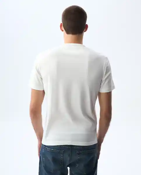 Camiseta Hombre Blanco Talla L 841G001_BLA110601 Americanino