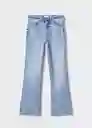 Pantalón Jean Flare Tejano Claro Talla 19 Mango Girl Mango