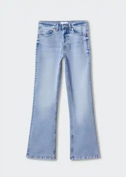 Pantalón Jean Flare Tejano Claro Talla 19 Mango Girl Mango