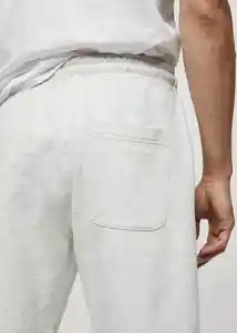 Short Funchal Gris Claro Vigoré Talla XL Hombre Mango
