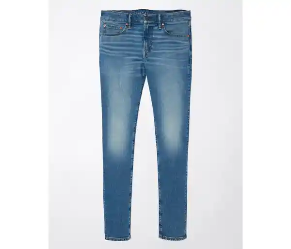 Jean Skinny Hombre Azul Talla 32 x 32 American Eagle