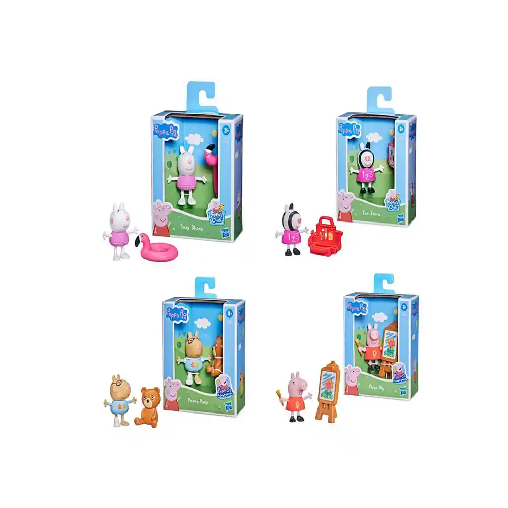 Peppa Pig Figura de Acción Amigos Divertidos