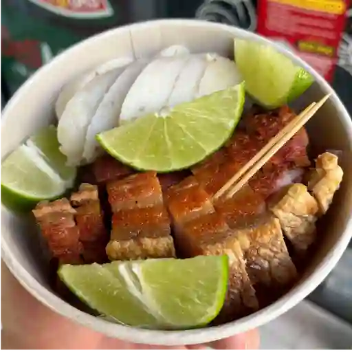 Chicharrón carnudo