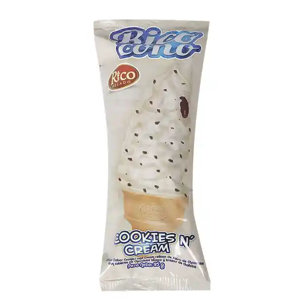 Rico Helado Cono Cookies Cream