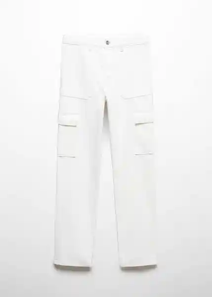 Jean Cargost Niñas Off White Talla 19 Mango