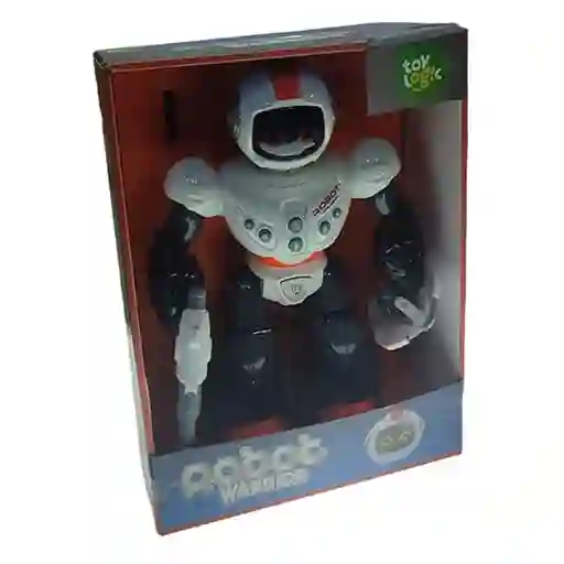 Toy Logic Juguete Robot Warrior On/Off Luces Led y Sonido