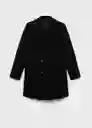 Abrigo Dali Negro Talla S Mujer Mango