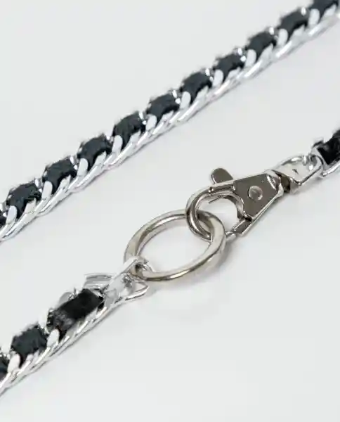 Cinturón Rock Silver Negro Sombrío Ultraoscuro Talla M Chevignon