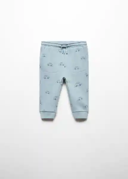 Pantalón Aopcars Celeste Talla 72 Niños Mango