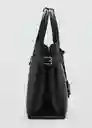 Bolso M Harvey Negro Talla 99 Mujer Mango