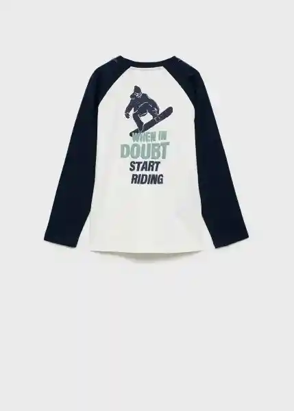 Camiseta Riding Navy Talla 06 Niños Mango