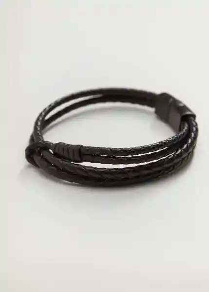 Pulsera Hook Negro Talla 99 Hombre Mango