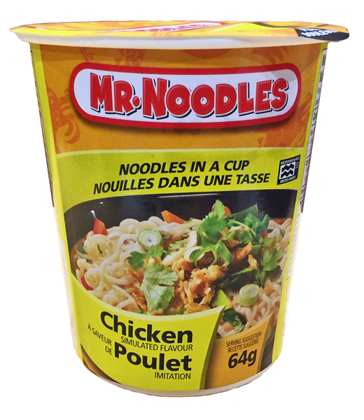 Mr. Noodles Sopa Instantánea Pollo Vaso 64 g