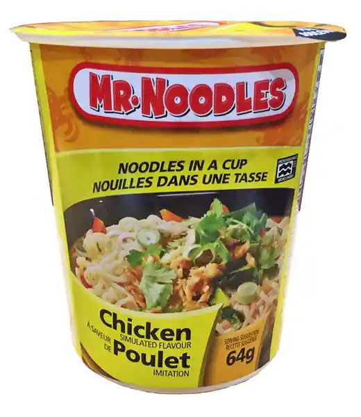 Mr. Noodles Sopa Instantánea Pollo Vaso