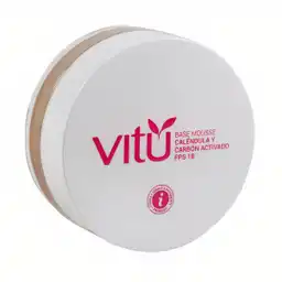 Vitu Base Mousse Fps 18 Castaña 14 G