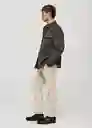 Pantalón Pierreb Piedra Talla 40 Hombre Mango