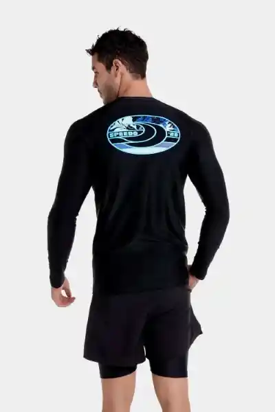 Camiseta Manga Larga Sunshine Kaluna Dark Hombre Talla M Speedo