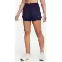 Nike Short One Dri-Fit mr 3In 2N1 Para Mujer Morado Talla XS