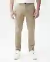 Pantalon Khakis Rocket Beige Bosque Medio Talla 34 Hombre Chevignon