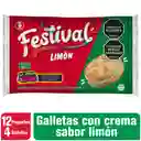 Festival Galletas con Relleno Sabor a Limón