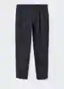 Pantalón Delave Navy Talla 42 Hombre Mango