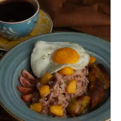 Calentado Chorizo
