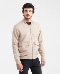 Chaqueta Utility Bomber Beige Incienso Medio Talla M Chevignon
