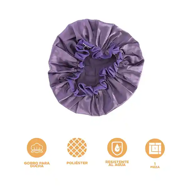 Gorro Satinado Morado Miniso