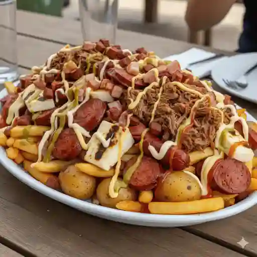 Salchipapa Tocicarne