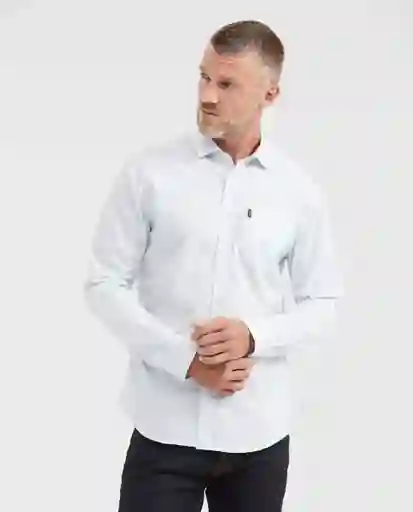 Camisa Carbon Manga Larga Azul Talla XL Chevignon