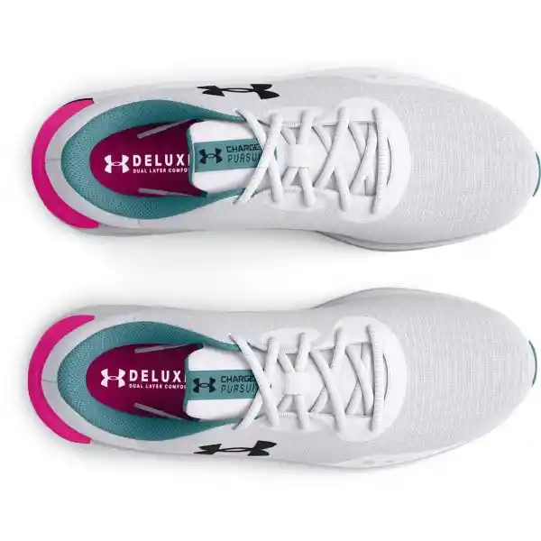 Under Armour Tenis Charged Pursuit 3 Tech Mujer Blanco 9