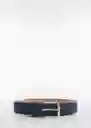 Cinturón Suede Navy Talla 91 Hombre Mango