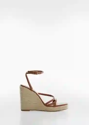 Sandalias Eula 1 Cuero Talla 38 Mujer Mango