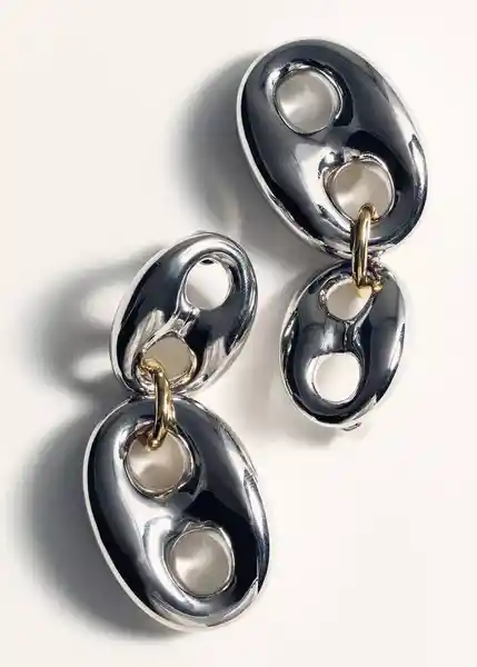 Pendientes Salma Oro Talla 99 Mujer Mango