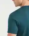 Camiseta Basic Colors Verde Nafta Ultra Oscuro T. M Chevignon