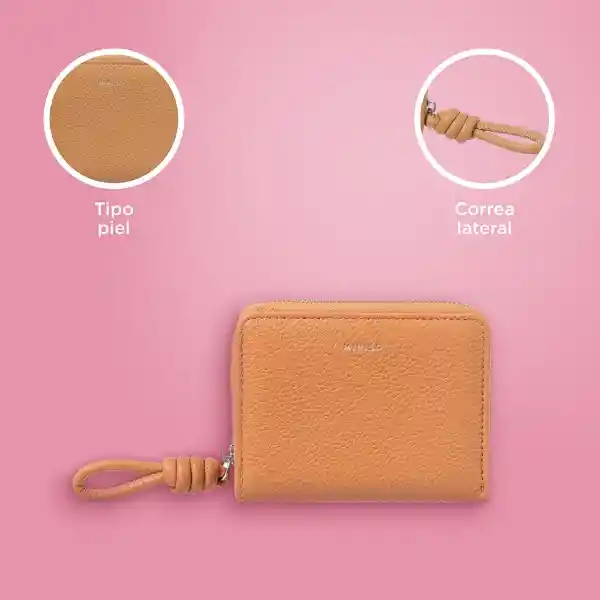 Cartera Para Mujer Cinta Con Nudo Khaki Serie Miniso