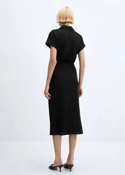 Vestido Adriana-W Negro Talla L Mujer Mango