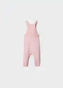 Enterizo Peto Brest 6 Rosa Pastel Talla 63 Niños Mango