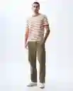 Camiseta Hombre Rojo Talla M 841G008_ROJ191934 Americanino