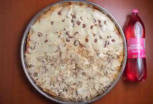 Combo pizza extra grande x mitades. 50cm