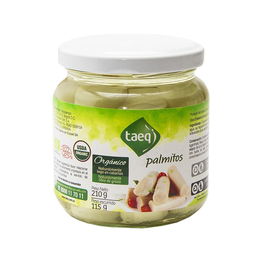 Taeq Conserva de Palmito Orgánico 210 g