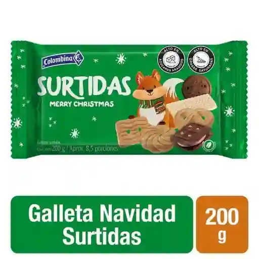 Colombina Galleta Surtida Navidad