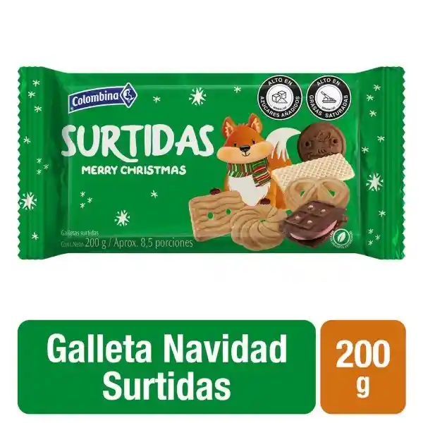 Colombina Galleta Surtida Navidad