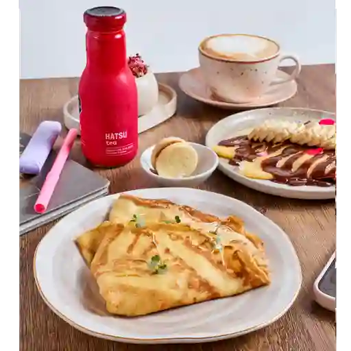 Combo crepe salado + hatsu